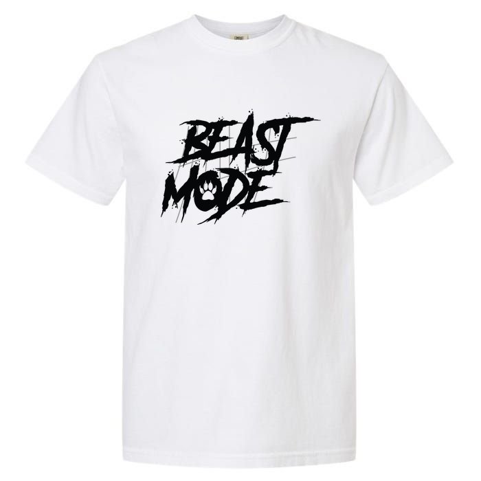 Beast Mode Gym Motivation Graphic Garment-Dyed Heavyweight T-Shirt