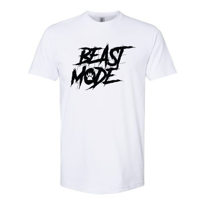 Beast Mode Gym Motivation Graphic Softstyle CVC T-Shirt