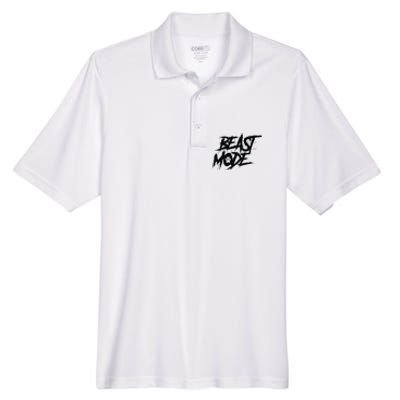 Beast Mode Gym Motivation Graphic Men's Origin Performance Piqué Polo