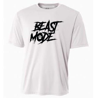 Beast Mode Gym Motivation Graphic Cooling Performance Crew T-Shirt