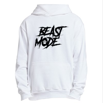 Beast Mode Gym Motivation Graphic Urban Pullover Hoodie