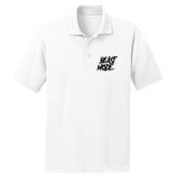 Beast Mode Gym Motivation Graphic PosiCharge RacerMesh Polo