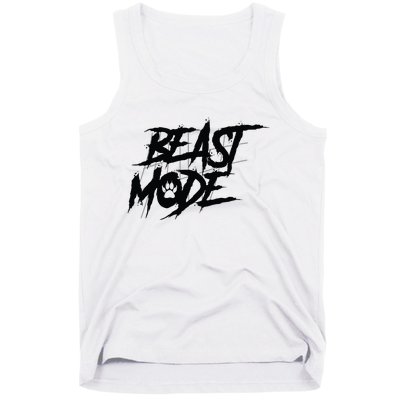 Beast Mode Gym Motivation Graphic Tank Top