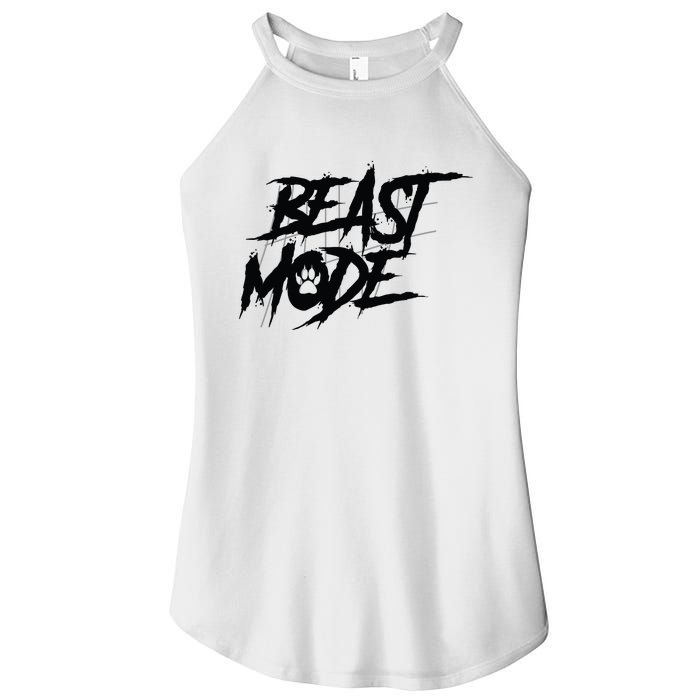 Beast Mode Gym Motivation Graphic Women’s Perfect Tri Rocker Tank