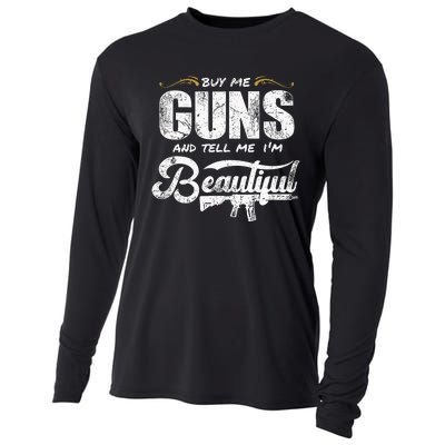 Buy Me Gun And Tell Me IM Beautiful Cooling Performance Long Sleeve Crew