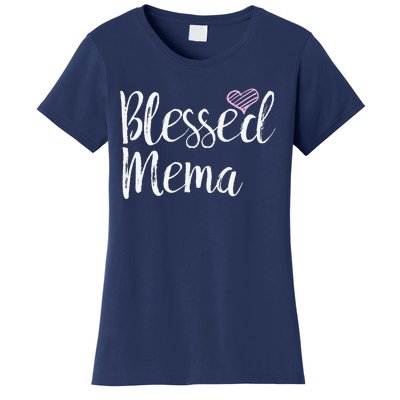 Blessed Mema Grandma Gifts Women's T-Shirt