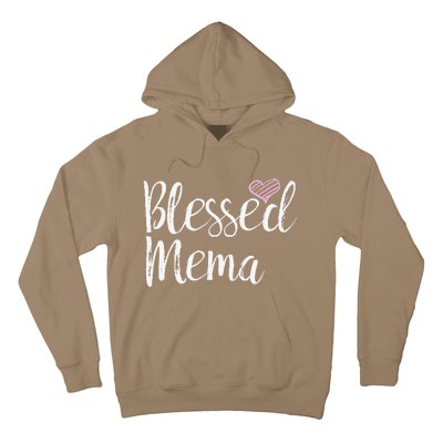 Blessed Mema Grandma Gifts Hoodie