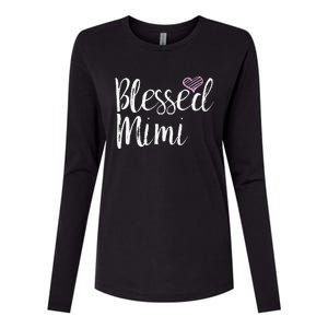 Blessed Mimi Grandma Gifts Womens Cotton Relaxed Long Sleeve T-Shirt