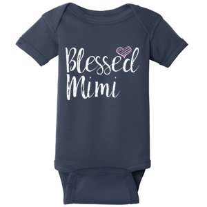 Blessed Mimi Grandma Gifts Baby Bodysuit