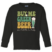 Buy Me Green Beer Toddler Long Sleeve Shirt