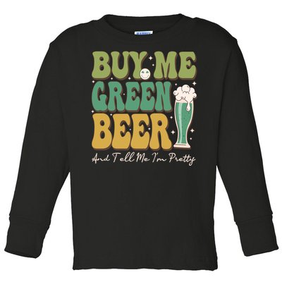 Buy Me Green Beer Toddler Long Sleeve Shirt