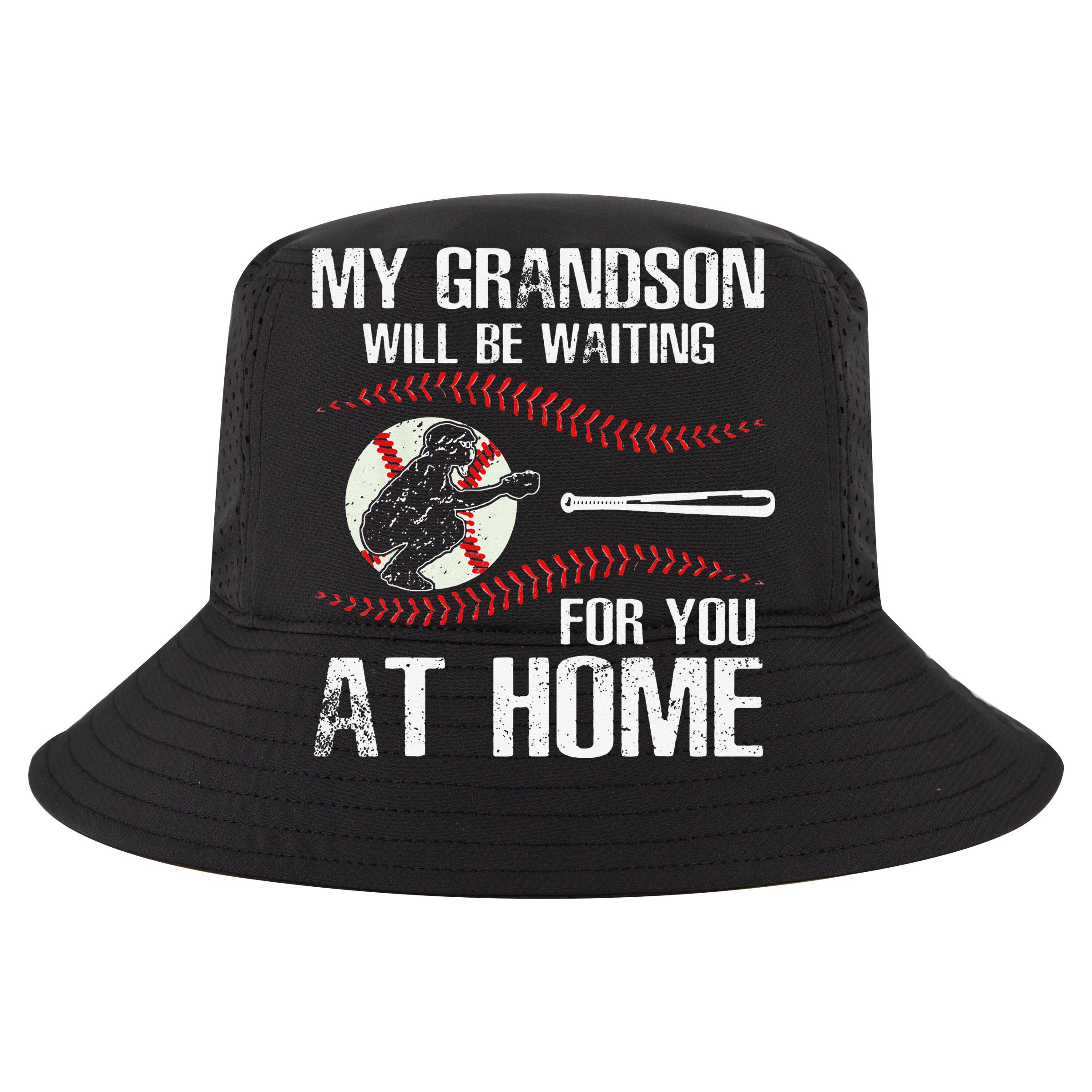 Baseball My Grandson Will Be Waiting For You At Home T-Shirt