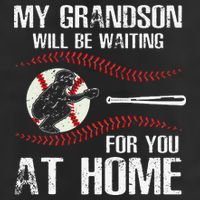 Baseball My Grandson Will Be Waiting For You At Home 11oz C Handle Ceramic Mug