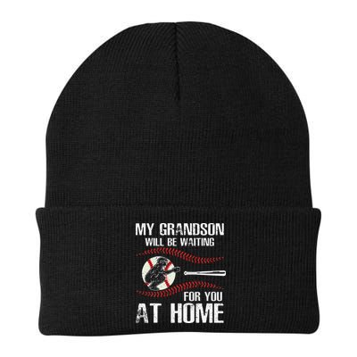 Baseball My Grandson Will Be Waiting For You At Home Beanie