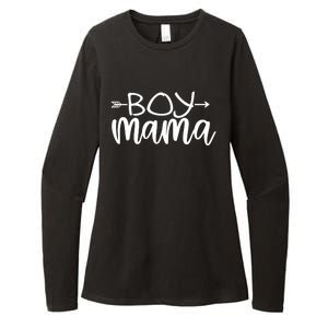 Boy Mama Graphic Mom Gift Womens CVC Long Sleeve Shirt