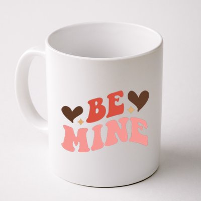 Be Mine Groovy Retro Valentine's Day Gift Coffee Mug