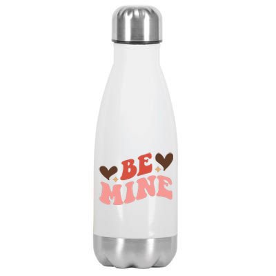 Be Mine Groovy Retro Valentine's Day Gift Stainless Steel Insulated Water Bottle