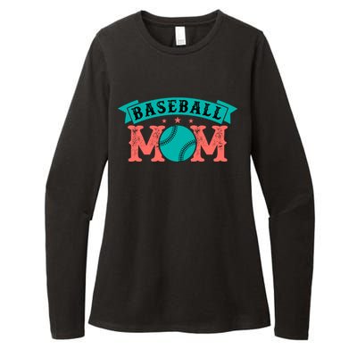 Baseball Mom Gift For Mom Vintage Womens CVC Long Sleeve Shirt