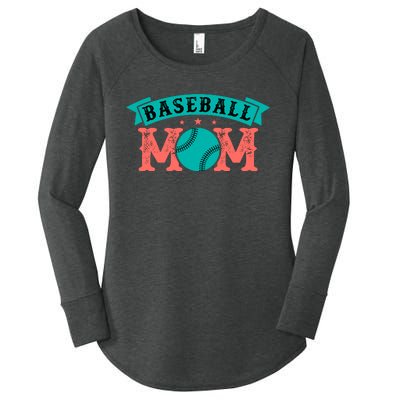 Baseball Mom Gift For Mom Vintage Women's Perfect Tri Tunic Long Sleeve Shirt