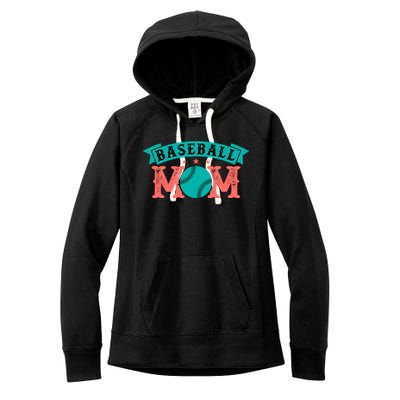 Baseball Mom Gift For Mom Vintage Women's Fleece Hoodie