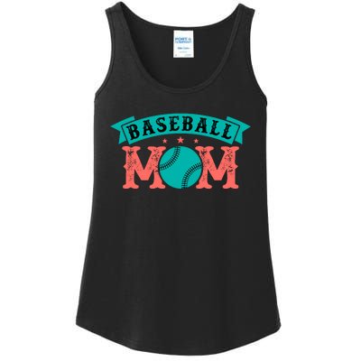 Baseball Mom Gift For Mom Vintage Ladies Essential Tank