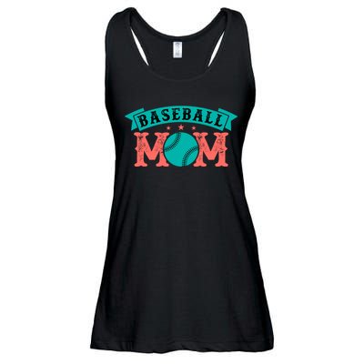 Baseball Mom Gift For Mom Vintage Ladies Essential Flowy Tank