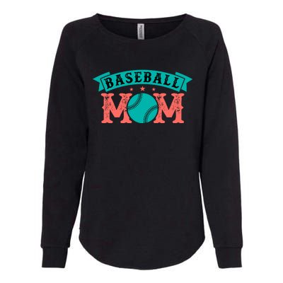 Baseball Mom Gift For Mom Vintage Womens California Wash Sweatshirt