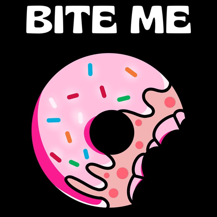 Bite Me Gift Donut Crew Gift Bucket Hat