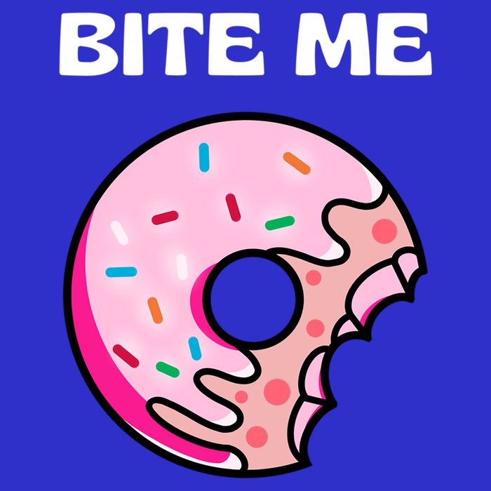 Bite Me Gift Donut Crew Gift Tall T-Shirt