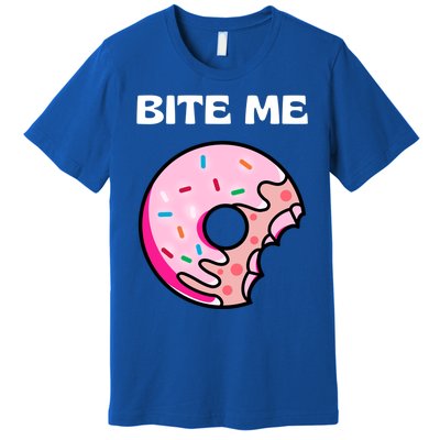 Bite Me Gift Donut Crew Gift Premium T-Shirt