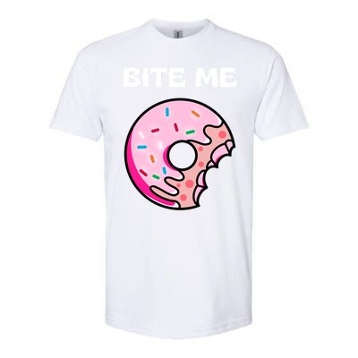 Bite Me Gift Donut Crew Gift Softstyle® CVC T-Shirt