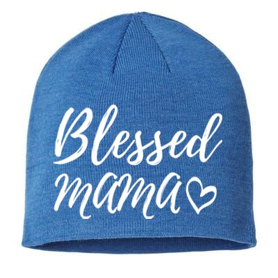 Blessed Mama Gift Christmas Family Matching Gift Sustainable Beanie