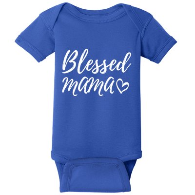Blessed Mama Gift Christmas Family Matching Gift Baby Bodysuit