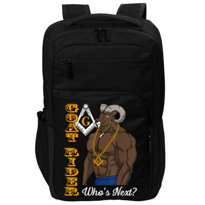 Brothers Masons Goat Rider WhoS Next Masonic FatherS Day Impact Tech Backpack