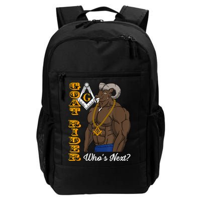 Brothers Masons Goat Rider WhoS Next Masonic FatherS Day Daily Commute Backpack