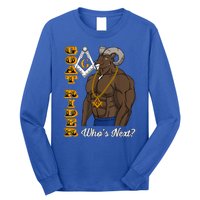 Brothers Masons Goat Rider WhoS Next Masonic FatherS Day Long Sleeve Shirt