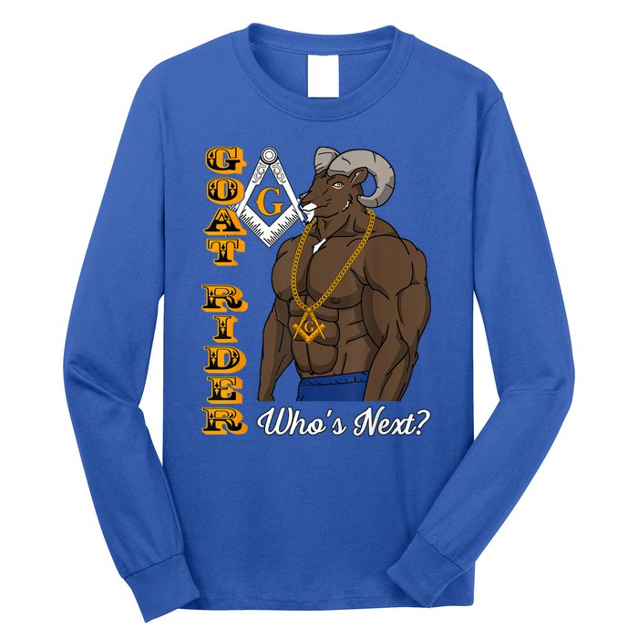 Brothers Masons Goat Rider WhoS Next Masonic FatherS Day Long Sleeve Shirt