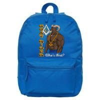 Brothers Masons Goat Rider WhoS Next Masonic FatherS Day 16 in Basic Backpack