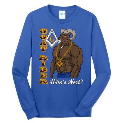 Brothers Masons Goat Rider WhoS Next Masonic FatherS Day Tall Long Sleeve T-Shirt