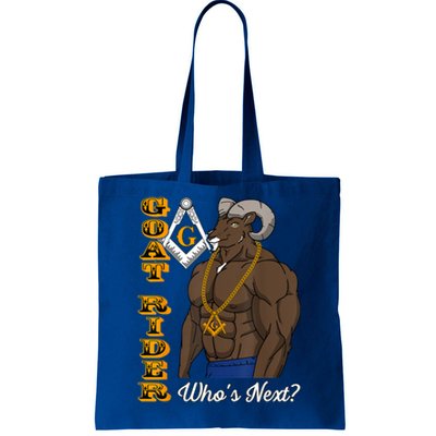 Brothers Masons Goat Rider WhoS Next Masonic FatherS Day Tote Bag