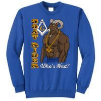 Brothers Masons Goat Rider WhoS Next Masonic FatherS Day Tall Sweatshirt