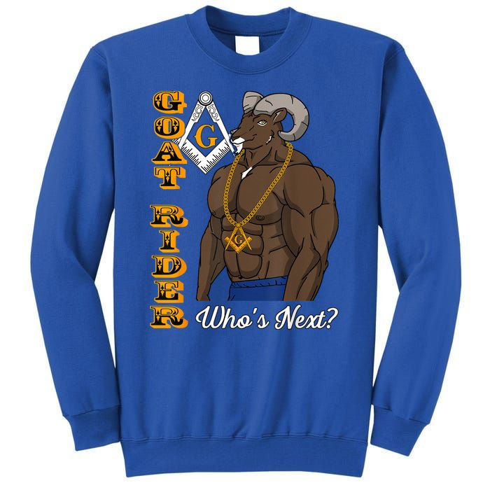 Brothers Masons Goat Rider WhoS Next Masonic FatherS Day Tall Sweatshirt