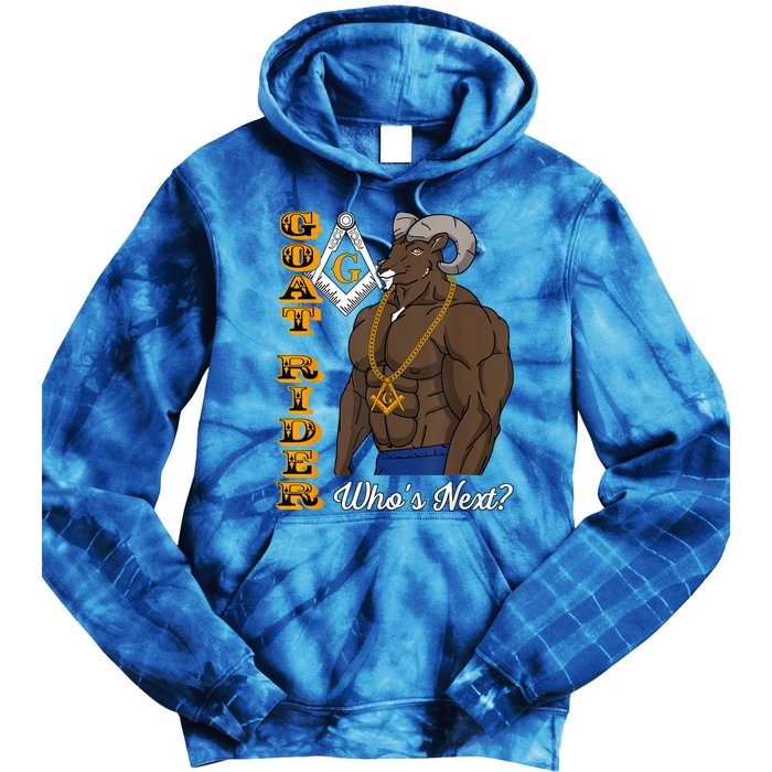 Brothers Masons Goat Rider WhoS Next Masonic FatherS Day Tie Dye Hoodie