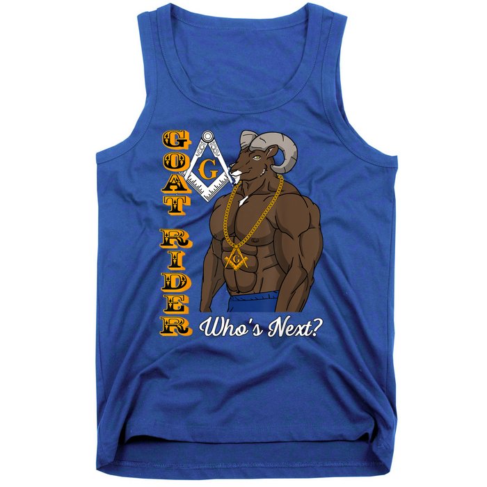 Brothers Masons Goat Rider WhoS Next Masonic FatherS Day Tank Top