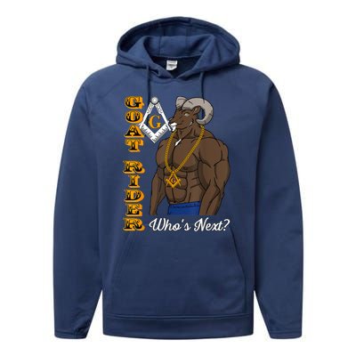 Brothers Masons Goat Rider WhoS Next Masonic FatherS Day Performance Fleece Hoodie