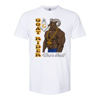 Brothers Masons Goat Rider WhoS Next Masonic FatherS Day Softstyle CVC T-Shirt