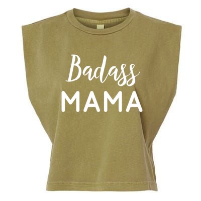 Badass Mama Gift Mom Life Gift Wife Mom Boss Blessed Mama Gift Garment-Dyed Women's Muscle Tee