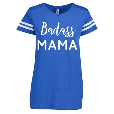 Badass Mama Gift Mom Life Gift Wife Mom Boss Blessed Mama Gift Enza Ladies Jersey Football T-Shirt