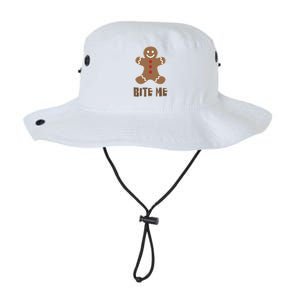 Bite Me (Gingerbread For Christmas) Cute Gift Legacy Cool Fit Booney Bucket Hat