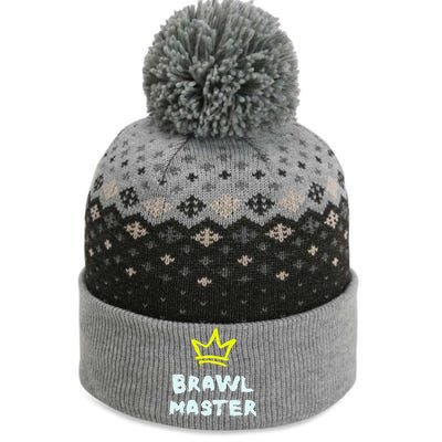 Brawl Master Gamer Gaming Brawler The Baniff Cuffed Pom Beanie